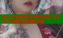 糖心vlog破解版百度网盘免费下载无限VIP视频剪辑特效全解锁