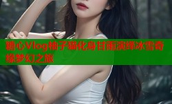 糖心Vlog柚子猫化身甘雨演绎冰雪奇缘梦幻之旅