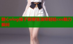 糖心vlog柚子猫倾情演绎刻晴cos魅力瞬间