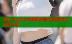 糖心vlog永久兑换码获取攻略详解全流程分享