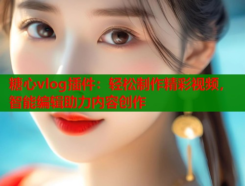 糖心vlog插件：轻松制作精彩视频，智能编辑助力内容创作  第1张