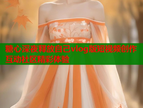 糖心深夜释放自己vlog版短视频创作互动社区精彩体验  第1张