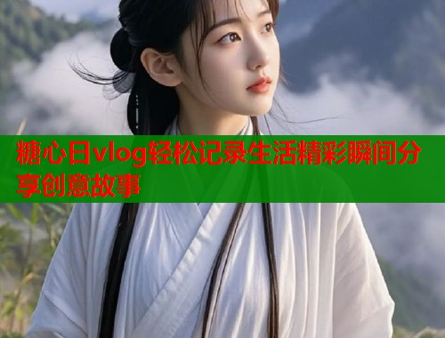 糖心日vlog轻松记录生活精彩瞬间分享创意故事  第1张