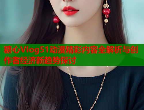 糖心Vlog51动漫精彩内容全解析与创作者经济新趋势探讨  第1张
