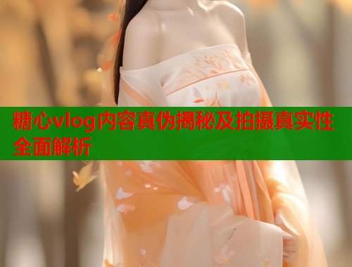 糖心vlog内容真伪揭秘及拍摄真实性全面解析  第1张