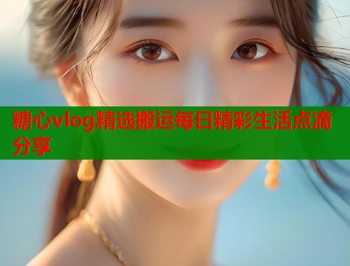 糖心vlog精选搬运每日精彩生活点滴分享  第1张