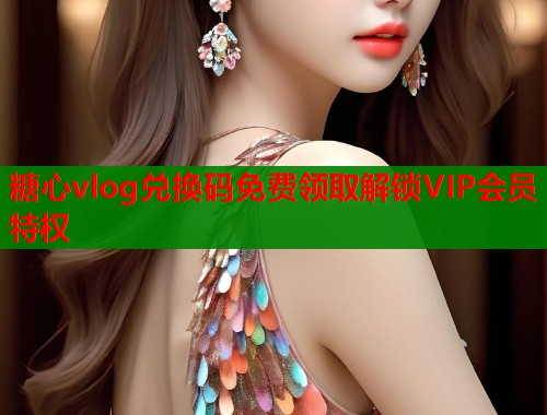 糖心vlog兑换码免费领取解锁VIP会员特权  第1张